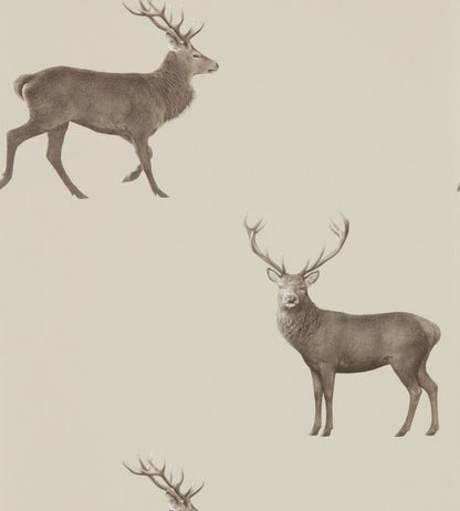 Evesham Deer Wallpaper by Sanderson Birch