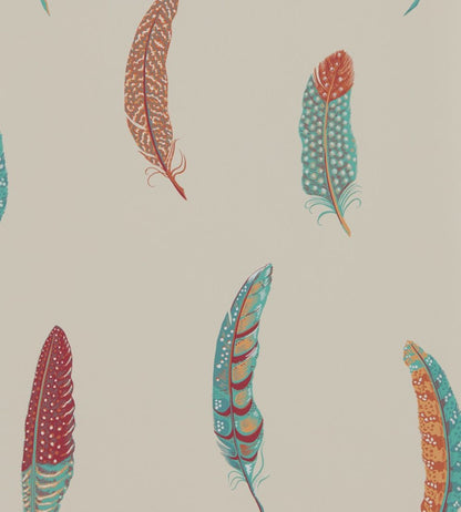 Lismore Wallpaper by Sanderson Russet
