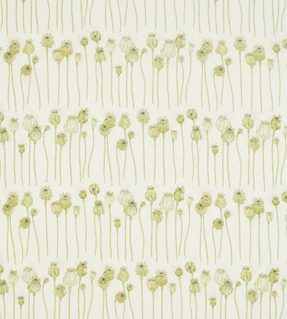 Poppy Pods Fabric by Sanderson Olive/Almond
