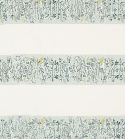 Pressed Flowers Fabric by Sanderson Mist/Linden