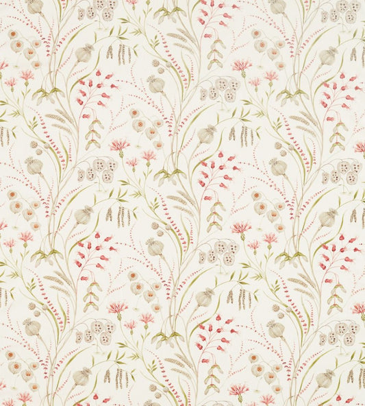 Summer Harvest Fabric by Sanderson Claret/Olive