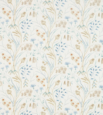 Summer Harvest Fabric by Sanderson Cornflower/Wheat