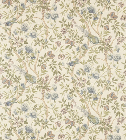 Abbeville Fabric by Sanderson Blue/Ivory