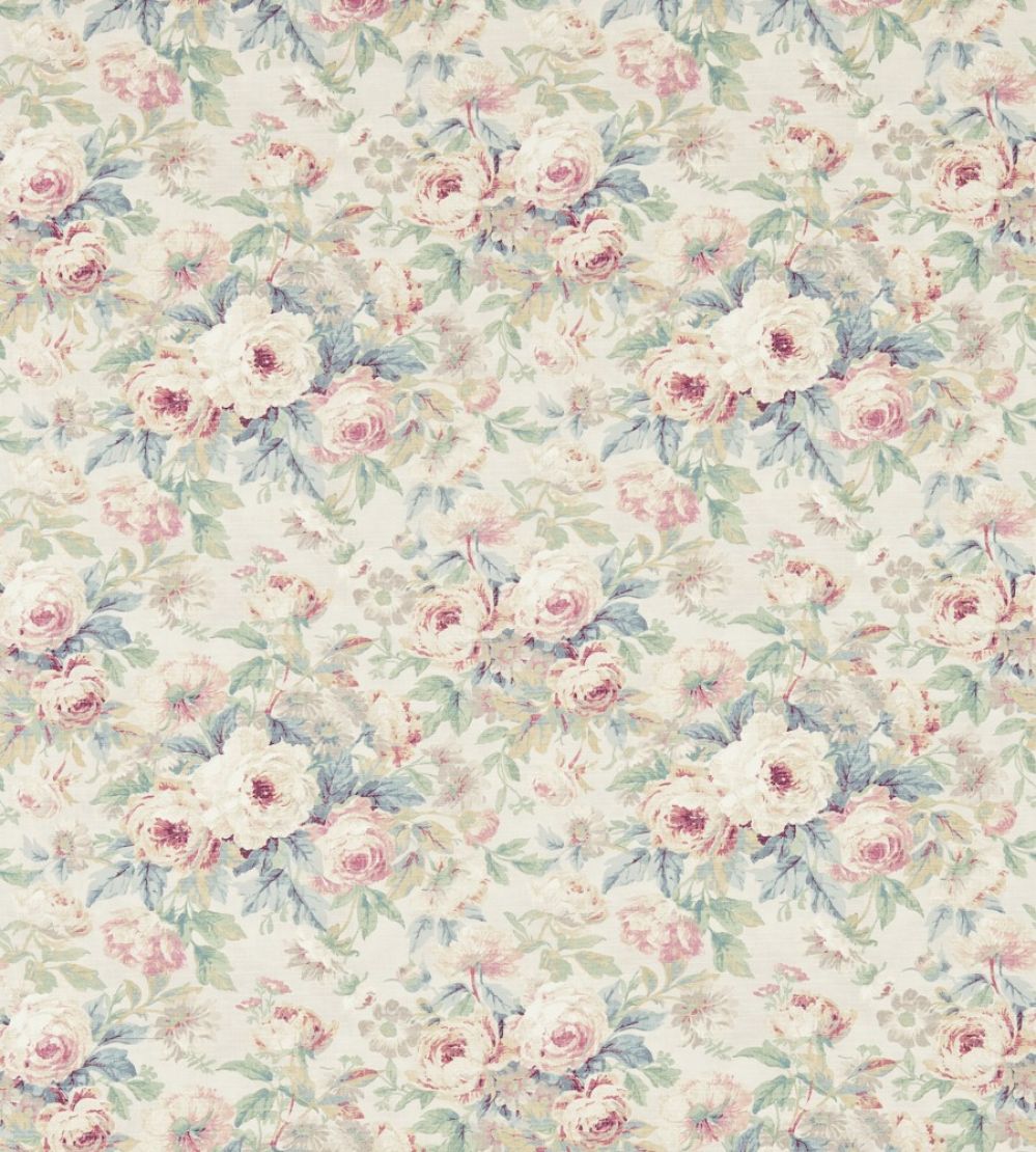 Amelia Rose Fabric by Sanderson Wedgwood/Rose