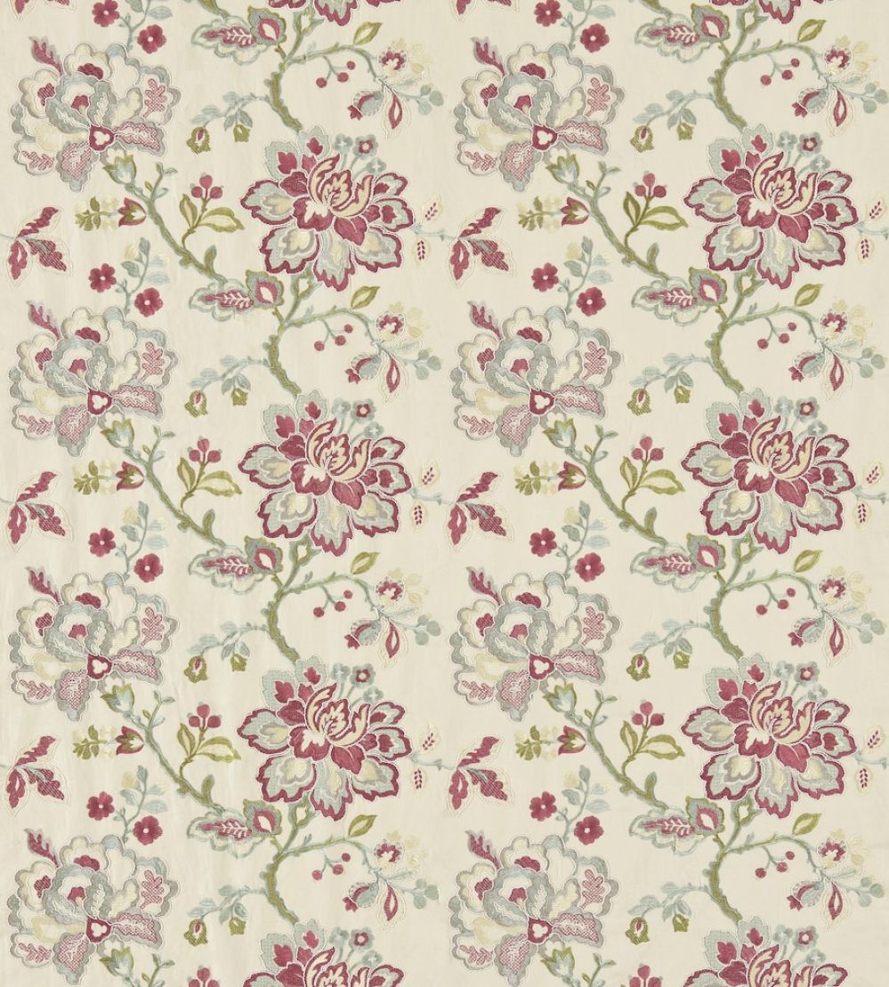 Angelique Fabric by Sanderson Rose/Aqua