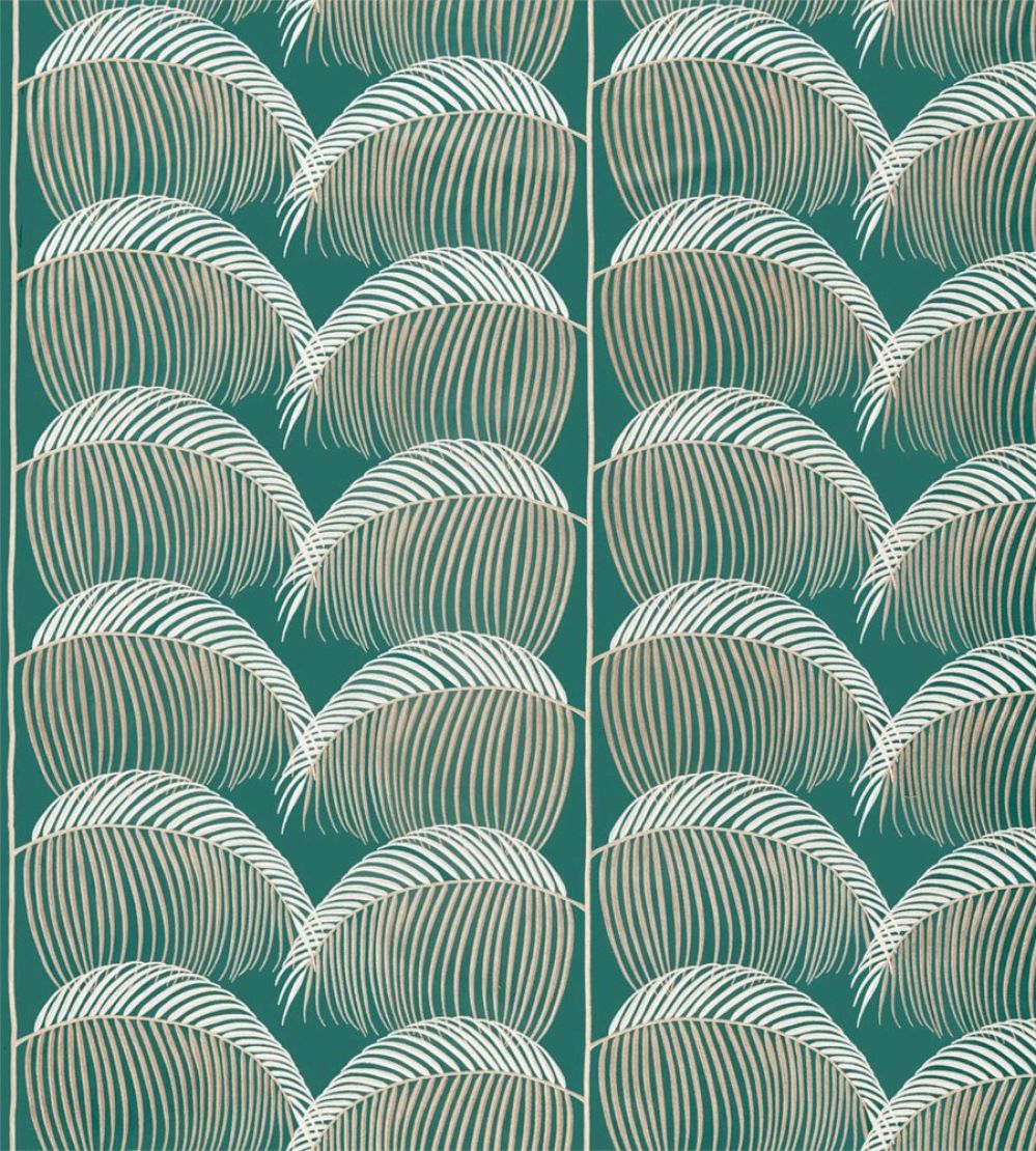 Manila Embroidery Fabric by Sanderson Eucalyptus