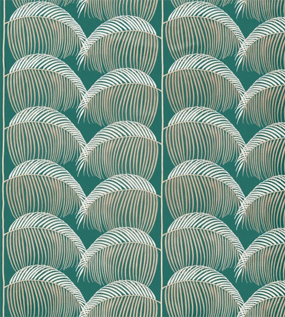 Manila Embroidery Fabric by Sanderson Eucalyptus