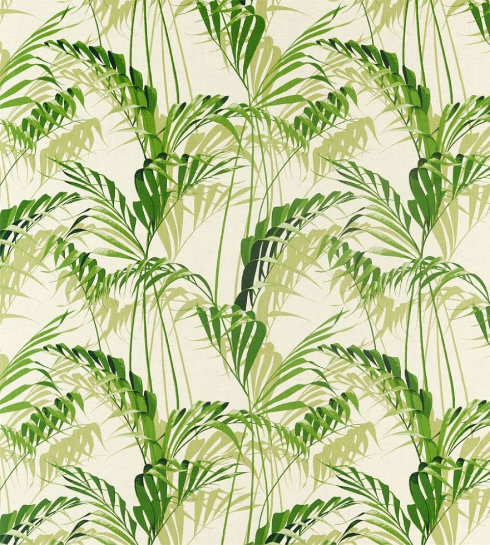 Palm House Fabric by Sanderson Botanical Green