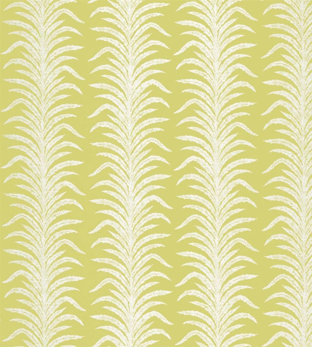 Tree Fern Weave Fabric by Sanderson Lime