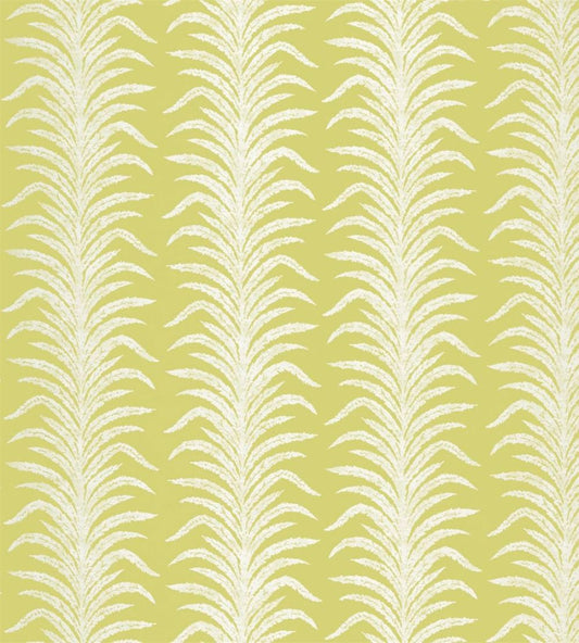 Tree Fern Weave Fabric by Sanderson Lime