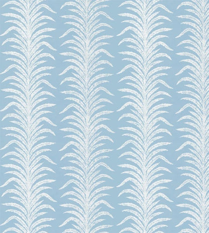 Tree Fern Weave Fabric by Sanderson Crusoe Blue