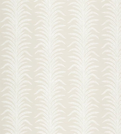 Tree Fern Weave Fabric by Sanderson Orchid White
