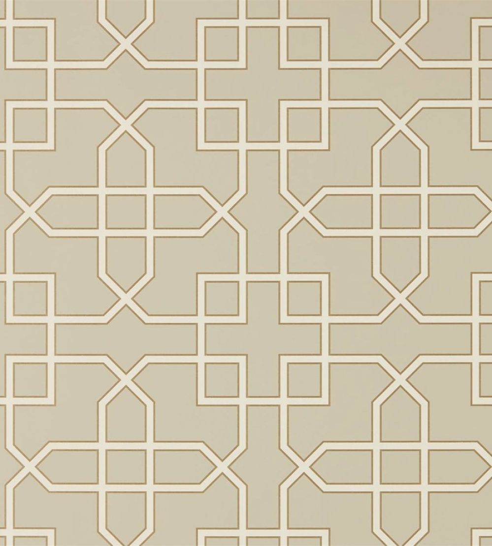 Hampton Trellis Wallpaper by Sanderson Linen