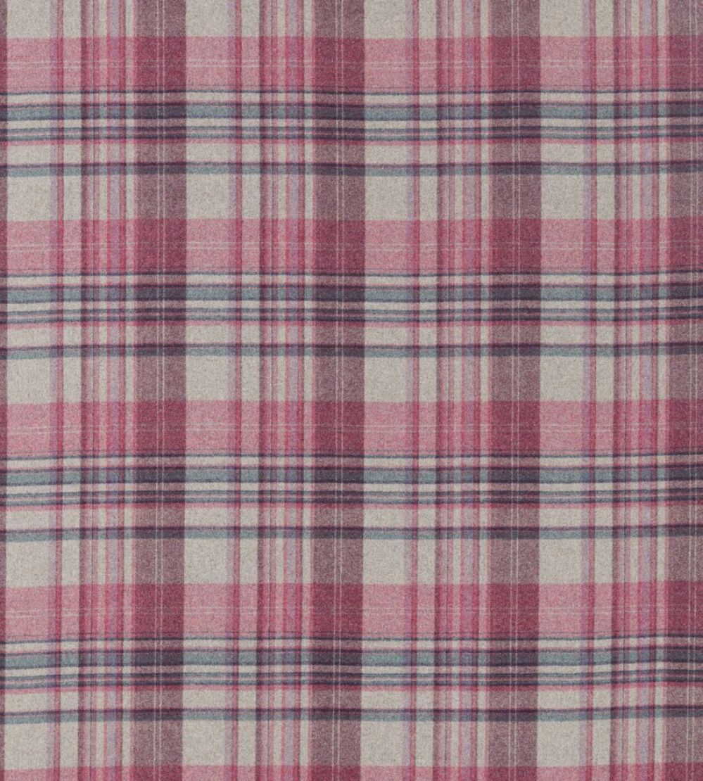 Bryndle Check Fabric by Sanderson Mulberry / Fig