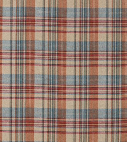 Bryndle Check Fabric by Sanderson Russet / Amber