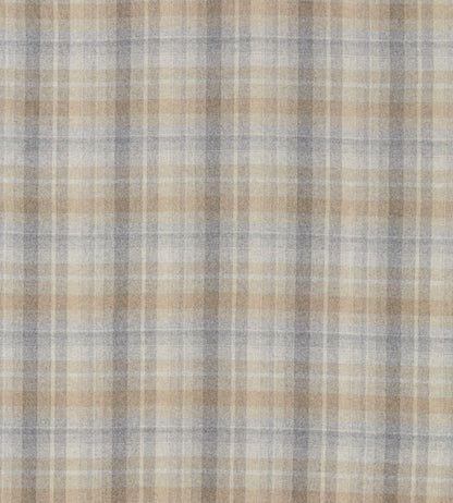 Samphrey Check Fabric by Sanderson Check Silver / Grey