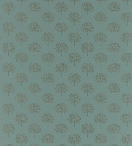 Marcham Tree Wallpaper by Sanderson English Grey
