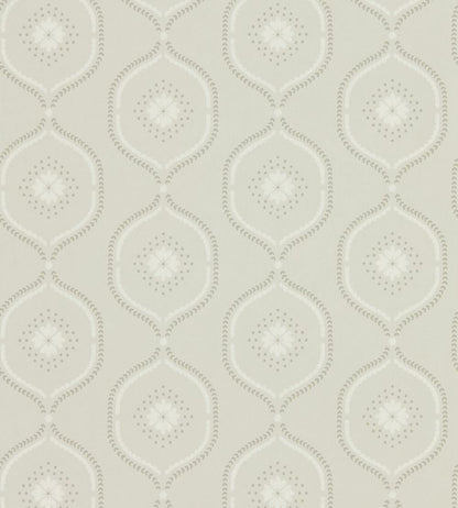 Milcombe Wallpaper by Sanderson Silver