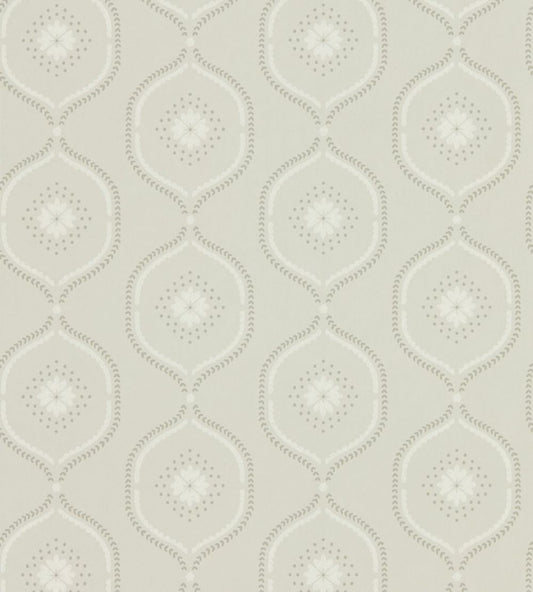 Milcombe Wallpaper by Sanderson Silver
