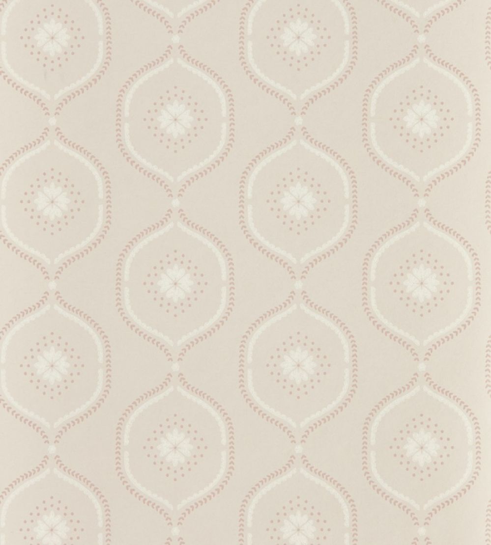 Milcombe Wallpaper by Sanderson Powder Pink
