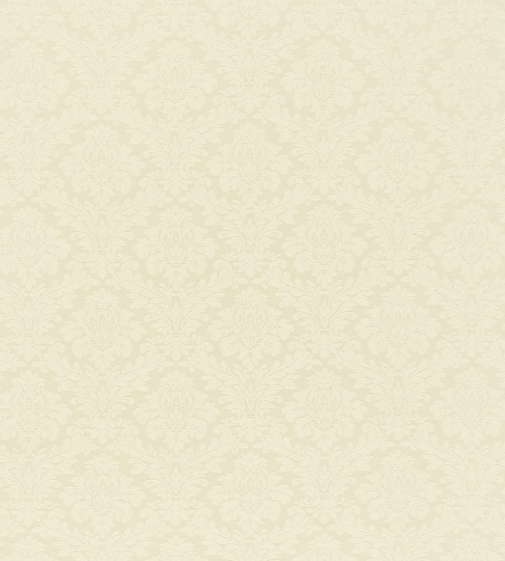 Lymington Damask Fabric by Sanderson Cream
