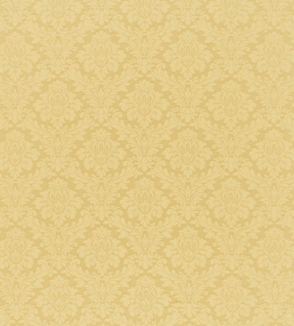 Lymington Damask Fabric by Sanderson Gold