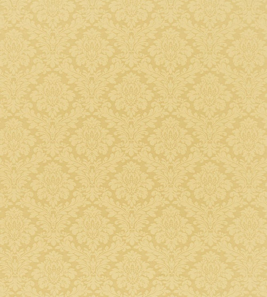 Lymington Damask Fabric by Sanderson Gold
