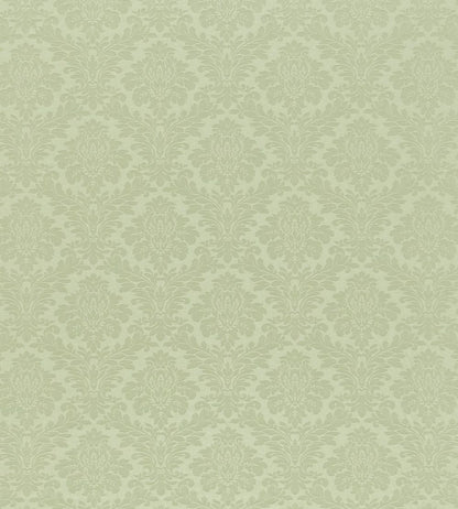 Lymington Damask Fabric by Sanderson Eggshell