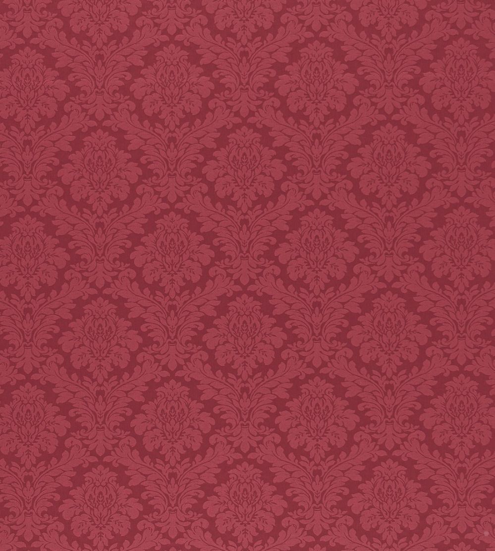 Lymington Damask Fabric by Sanderson Raspberry