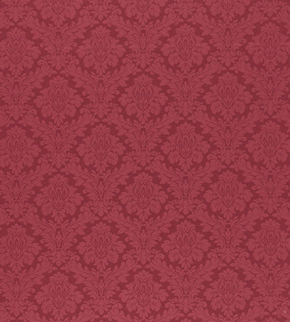 Lymington Damask Fabric by Sanderson Raspberry