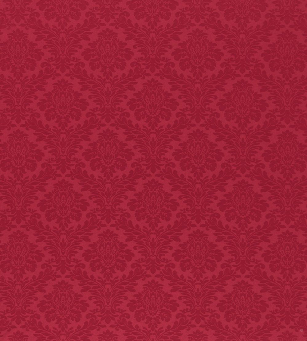 Lymington Damask Fabric by Sanderson Claret
