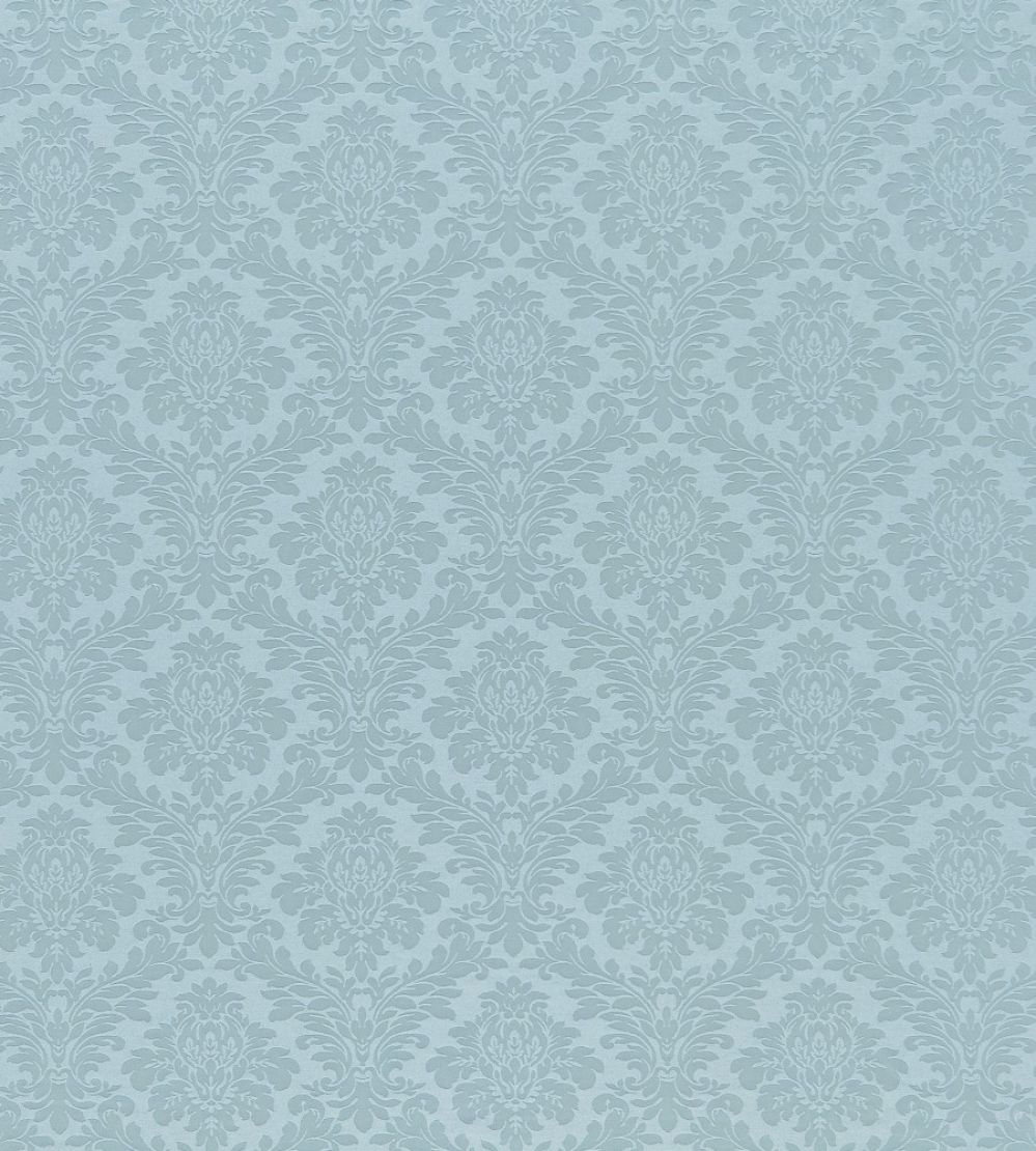 Lymington Damask Fabric by Sanderson Sky Blue