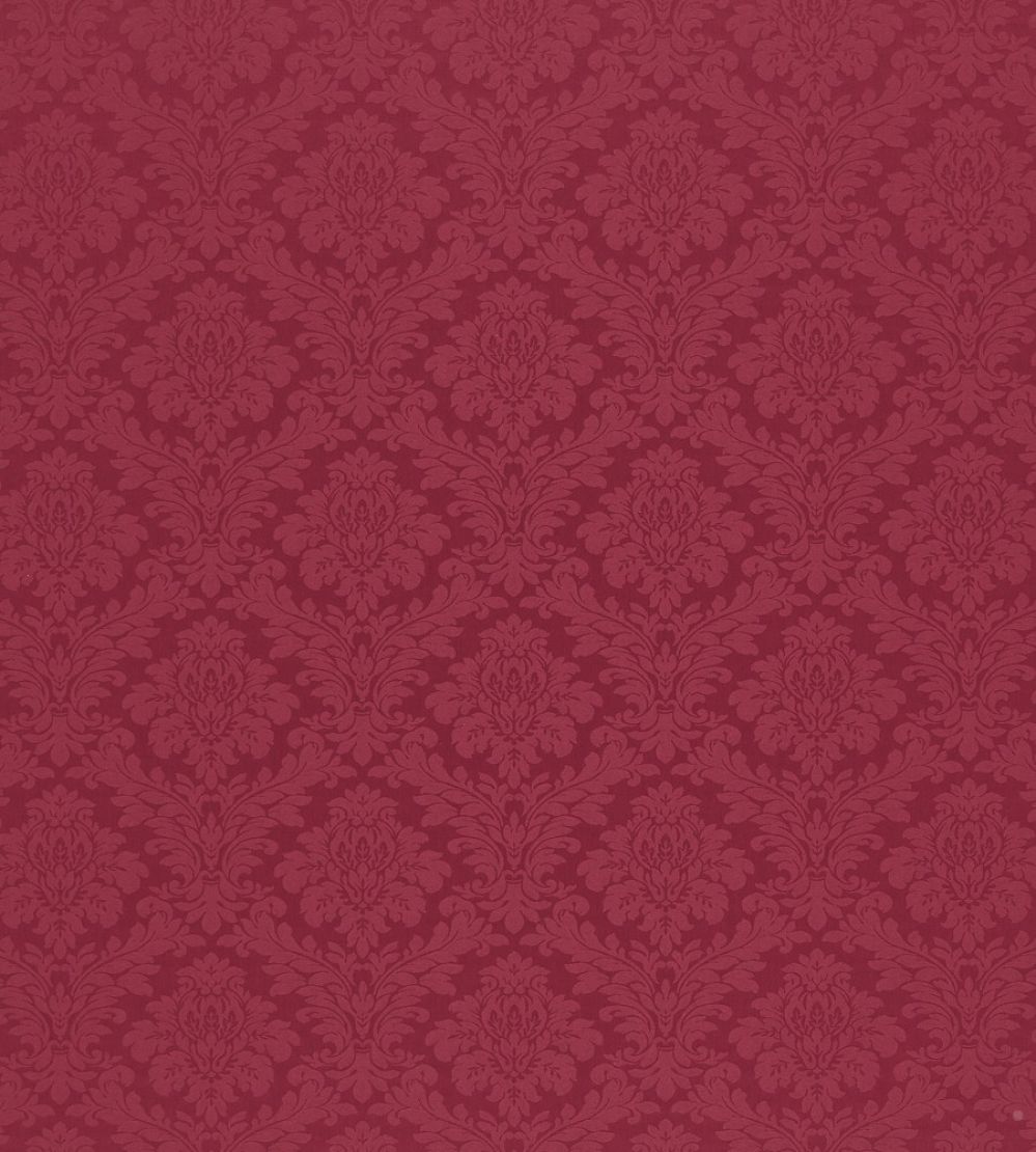 Lymington Damask Fabric by Sanderson Redcurrant