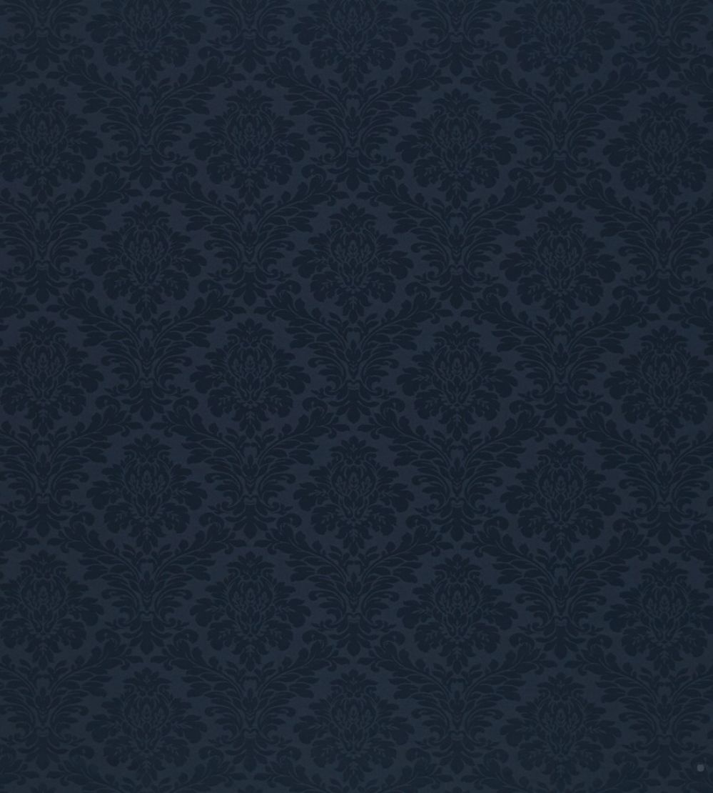 Lymington Damask Fabric by Sanderson Indigo