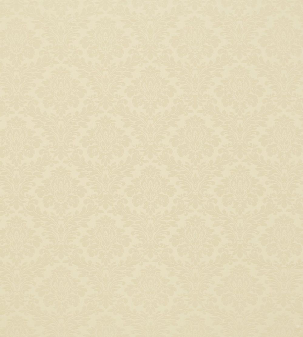 Lymington Damask Fabric by Sanderson White Clay