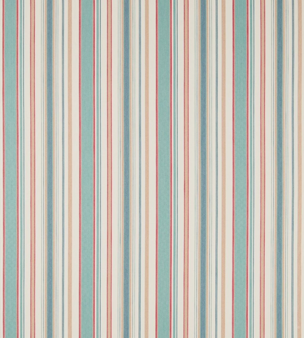 Dobby Stripe Fabric by Sanderson Brick