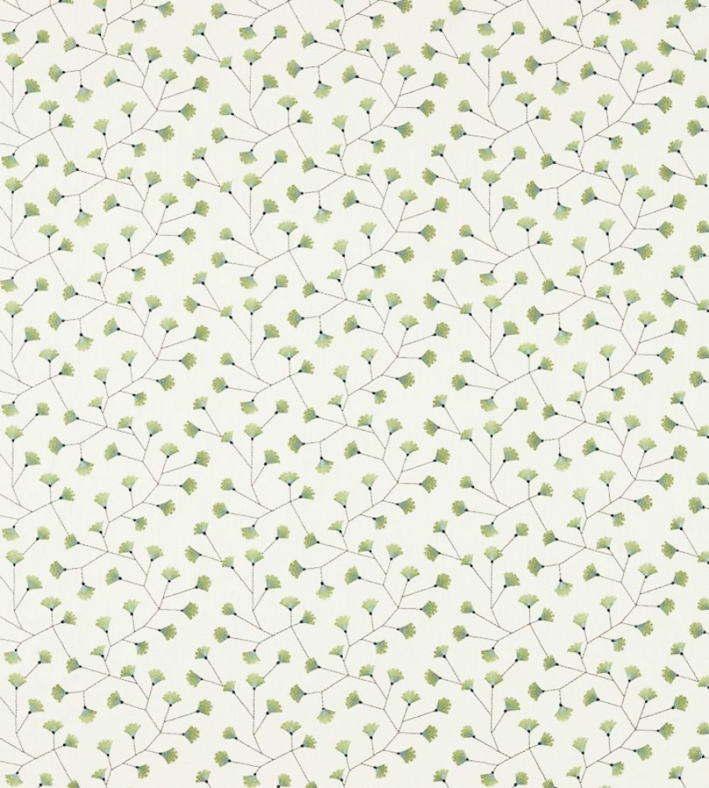 Gingko Trail Fabric by Sanderson Winter Rocket