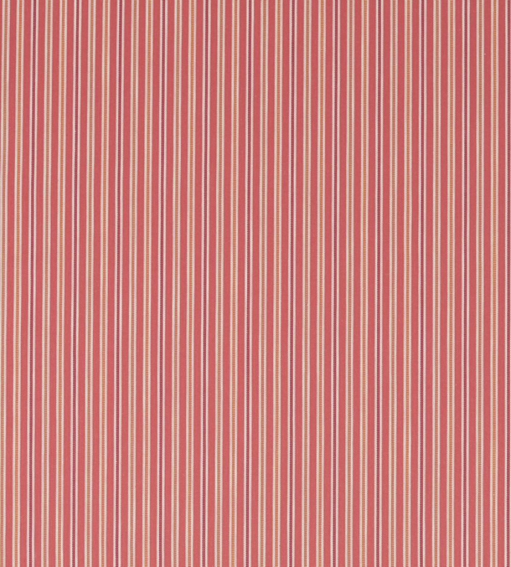 Melford Stripe Fabric by Sanderson Rowan Berry