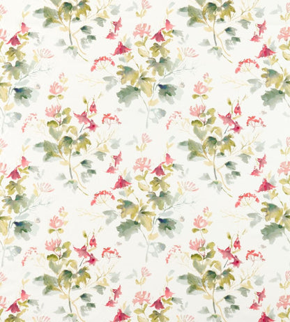 Honey Flowers Fabric by Sanderson Fuchsia/Rose