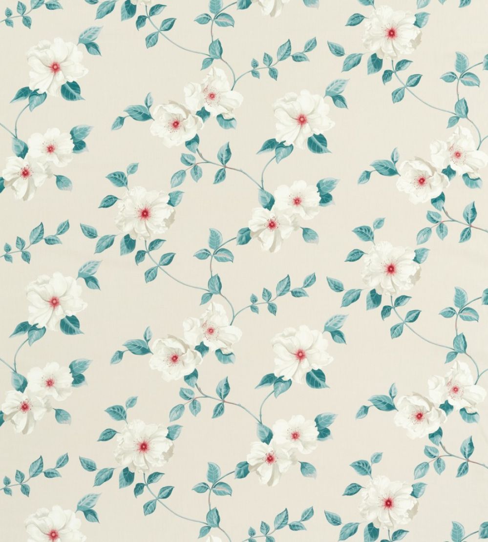 Poets Rose Fabric by Sanderson Blush