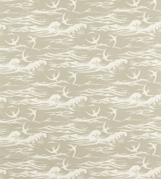 Swallows At Sea Fabric by Sanderson Linen