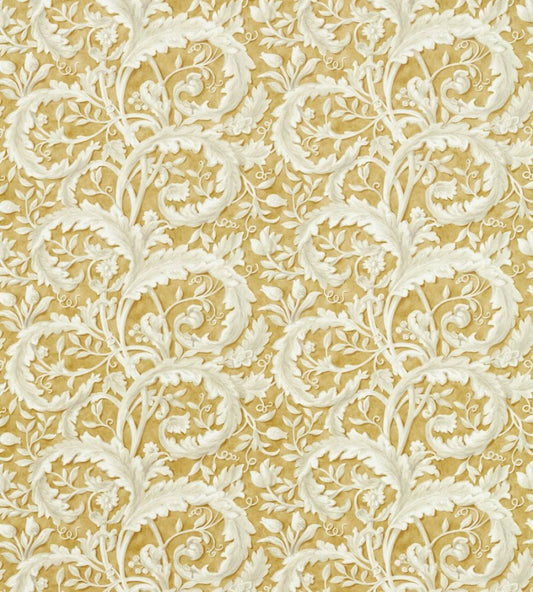 Tilia Lime Fabric by Sanderson Gold