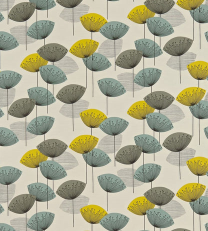 Dandelion Clocks Fabric by Sanderson Chaffinch