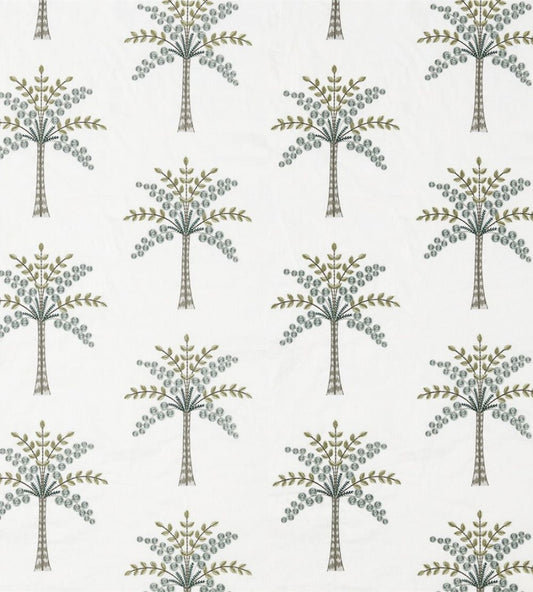 Palm Grove Fabric by Sanderson Teal / Green