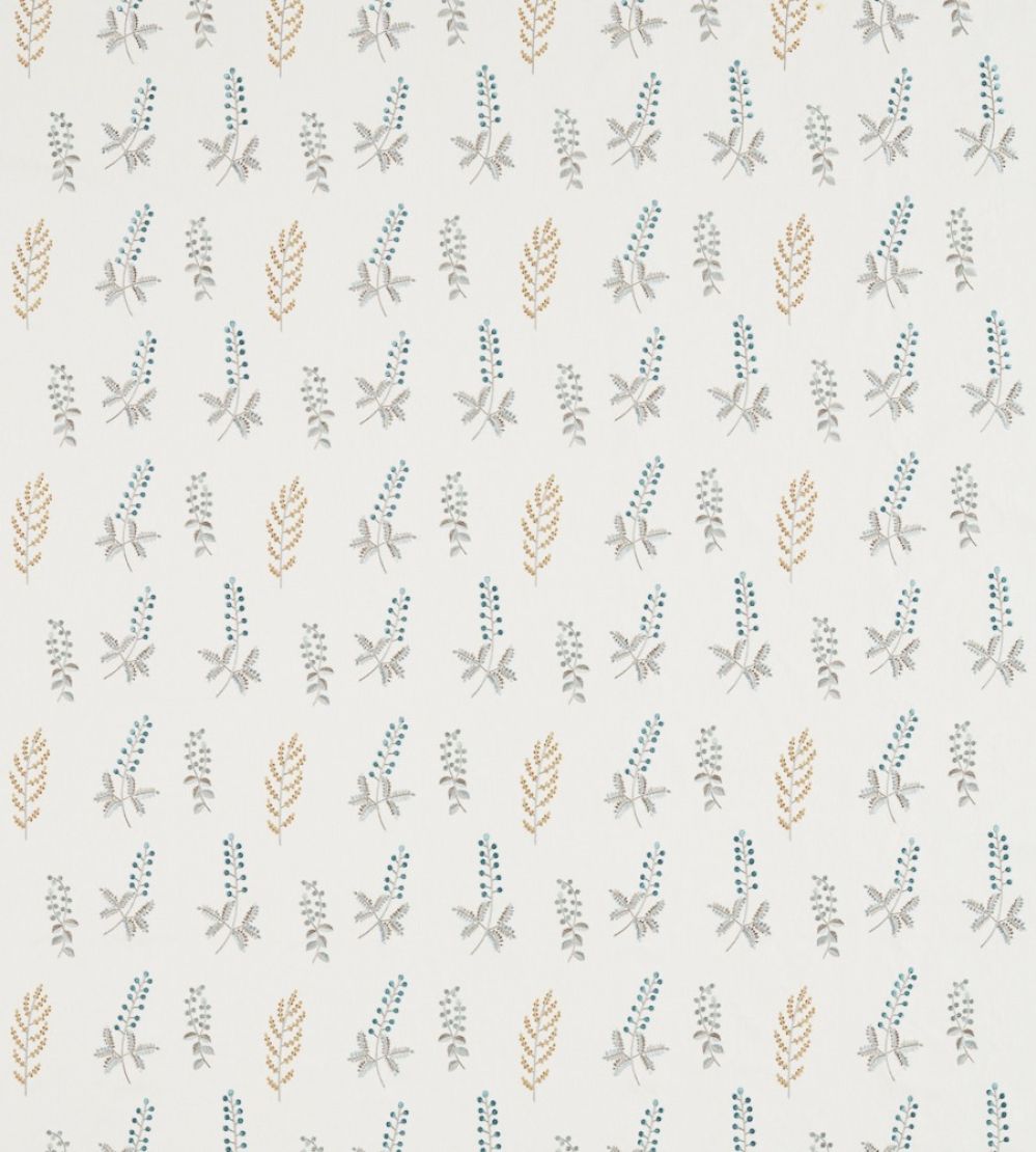 Bilberry Fabric by Sanderson Dijon/Teal