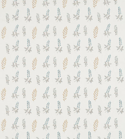 Bilberry Fabric by Sanderson Dijon/Teal