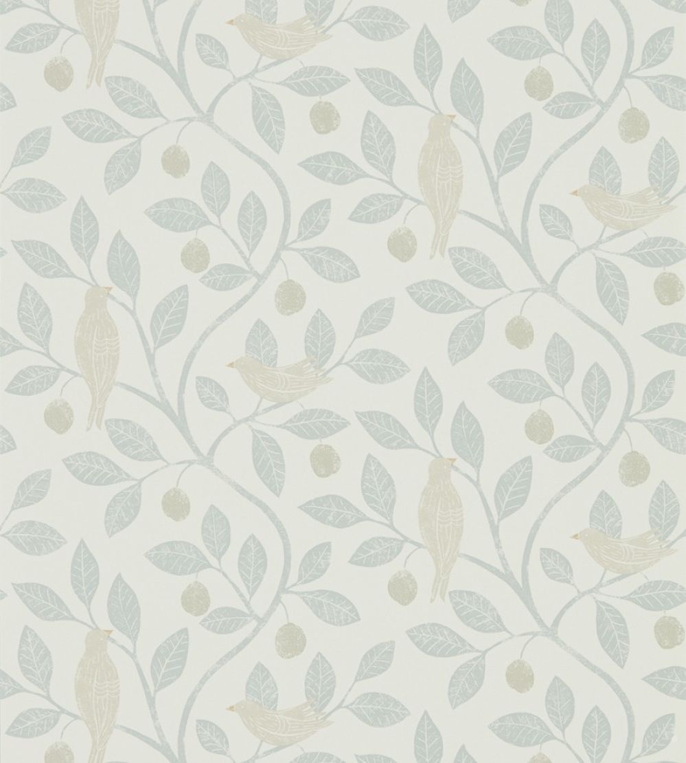 Damson Tree Wallpaper by Sanderson Mineral/Dove
