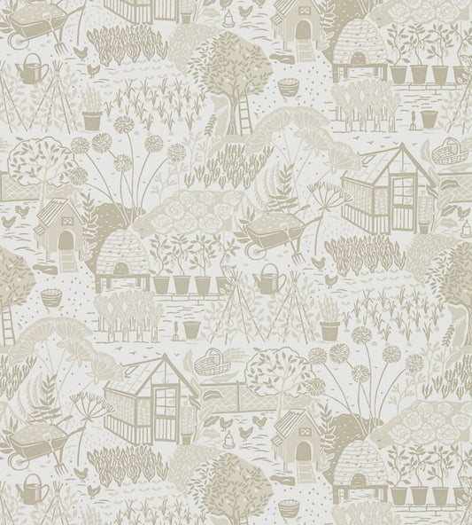 The Allotment Wallpaper by Sanderson Linen
