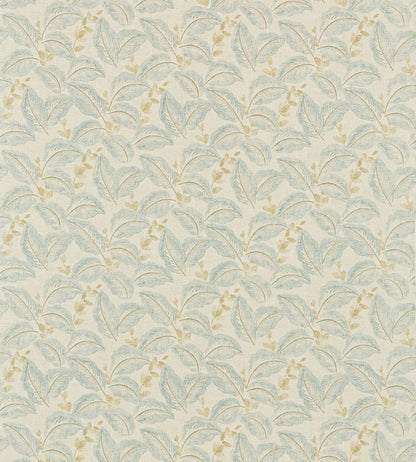 Box Hill Fabric by Sanderson Eau De Nil/Linen
