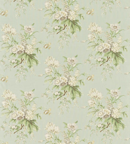 Tournier Fabric by Sanderson Silver/Eggshell